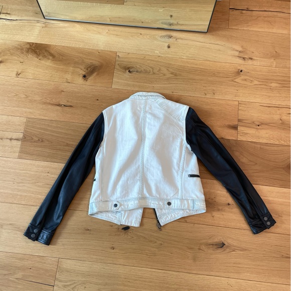 Rag & Bone Leather/denim jacket - Picture 4 of 7